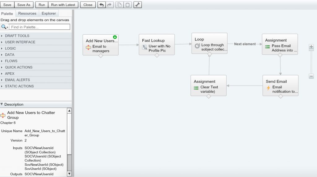 Salesforce Cloud Flow Designer